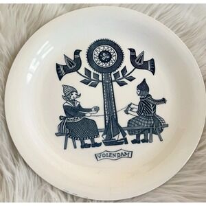 Vintage‎ Royal Sphinx Maastricht Volendam Sandwich Salad Plate Folk Art 7.75"